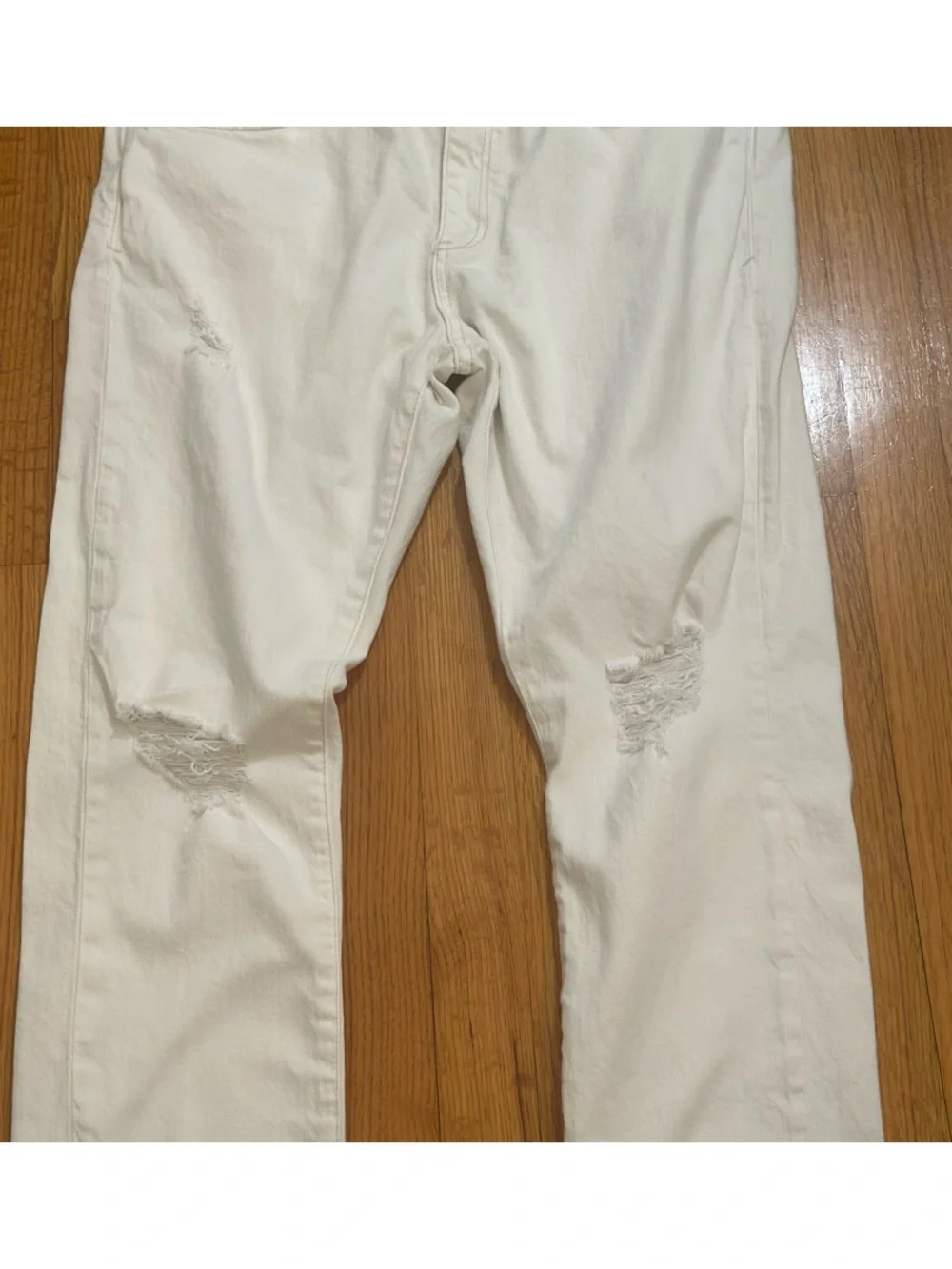 Anthropologie PILCRO Distressed white jeans size 32 (¥¥) - Picture 3 of 12